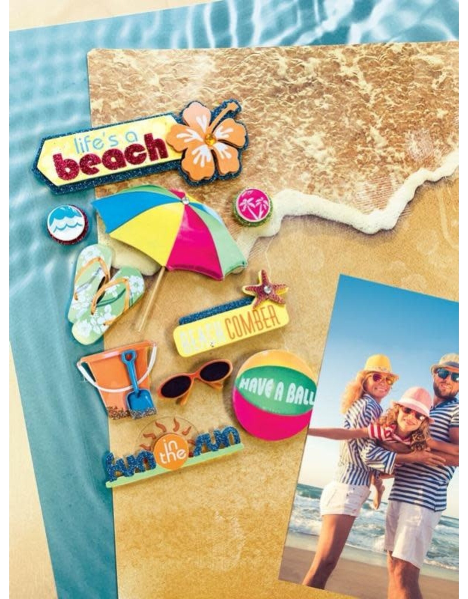 PAPER HOUSE PRODUCTIONS PAPER HOUSE LIFE'S A BEACH 3D STICKERS