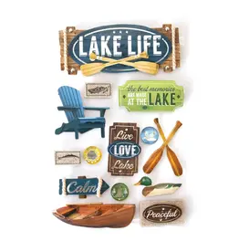 PAPER HOUSE PRODUCTIONS PAPER HOUSE LAKE LIFE 3D STICKERS