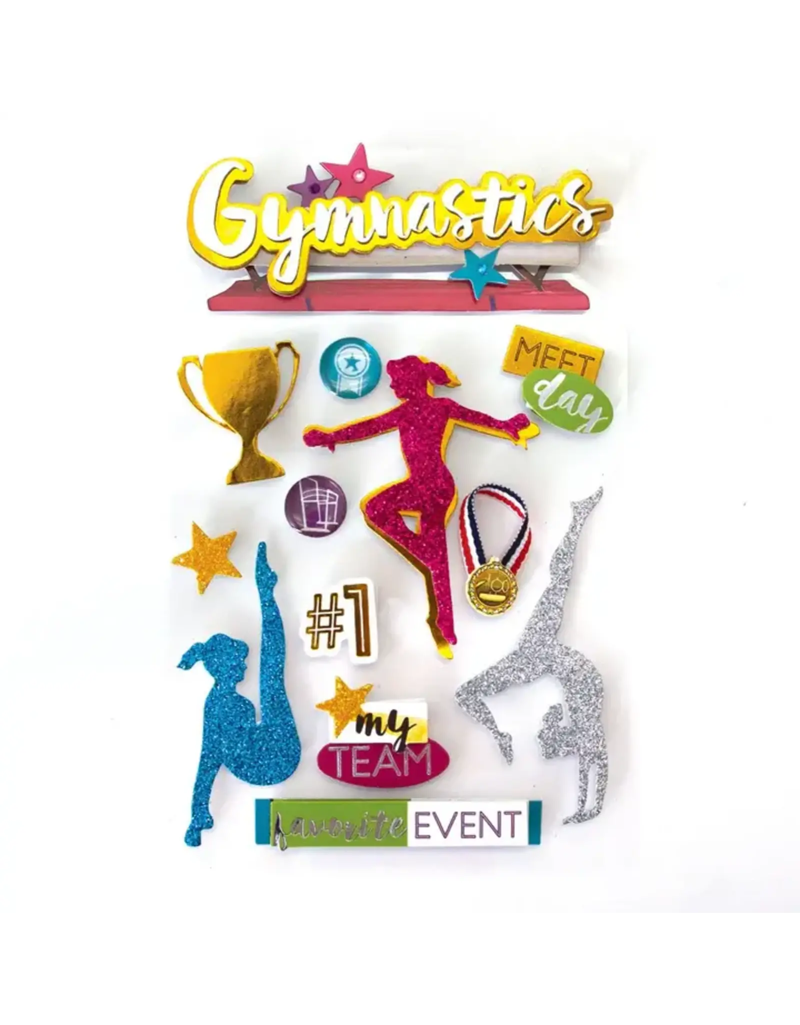 PAPER HOUSE PRODUCTIONS PAPER HOUSE GYMNASTICS 3D STICKERS