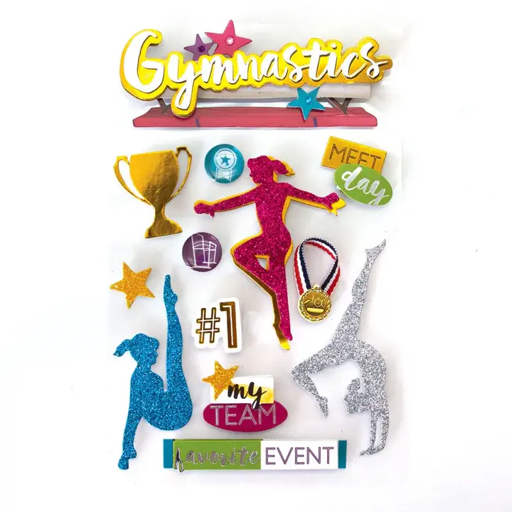 PAPER HOUSE PRODUCTIONS PAPER HOUSE GYMNASTICS 3D STICKERS