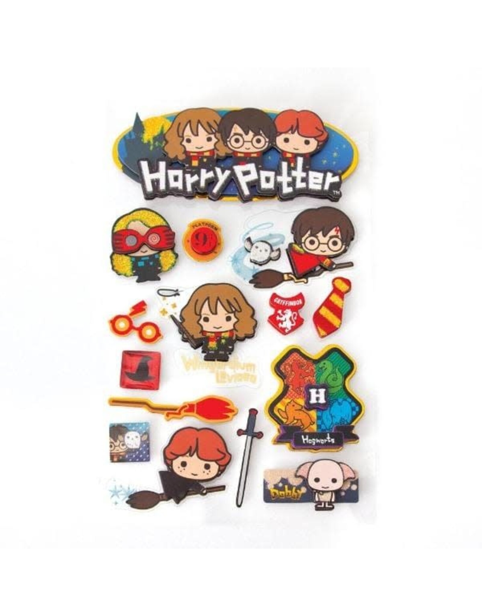 PAPER HOUSE PRODUCTIONS PAPER HOUSE CHIBI HARRY POTTER 3D STICKERS