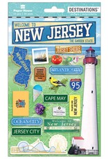 PAPER HOUSE PRODUCTIONS PAPER HOUSE DESTINATIONS NEW JERSEY 3D STICKERS