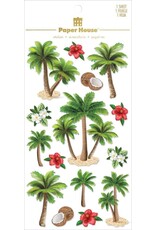 PAPER HOUSE PRODUCTIONS PAPER HOUSE PALM TREES 3D STICKERS