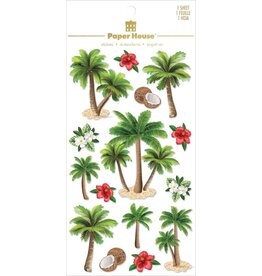 PAPER HOUSE PRODUCTIONS PAPER HOUSE PALM TREES 3D STICKERS