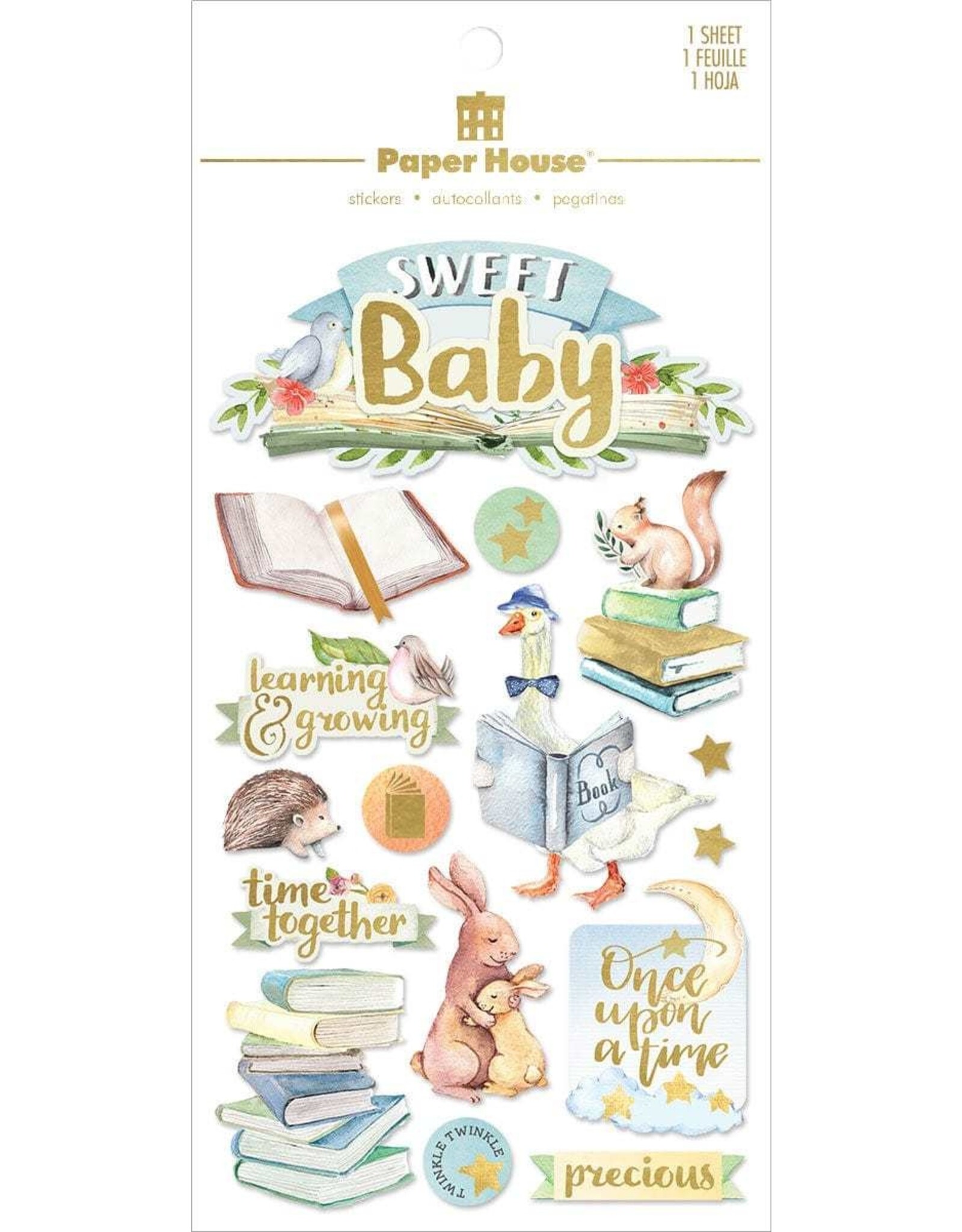 PAPER HOUSE PRODUCTIONS PAPER HOUSE SWEET BABY 3D STICKERS
