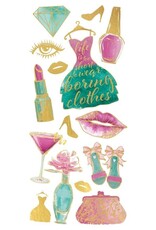 PAPER HOUSE PRODUCTIONS PAPER HOUSE GLAM FASHION ENAMEL STICKERS