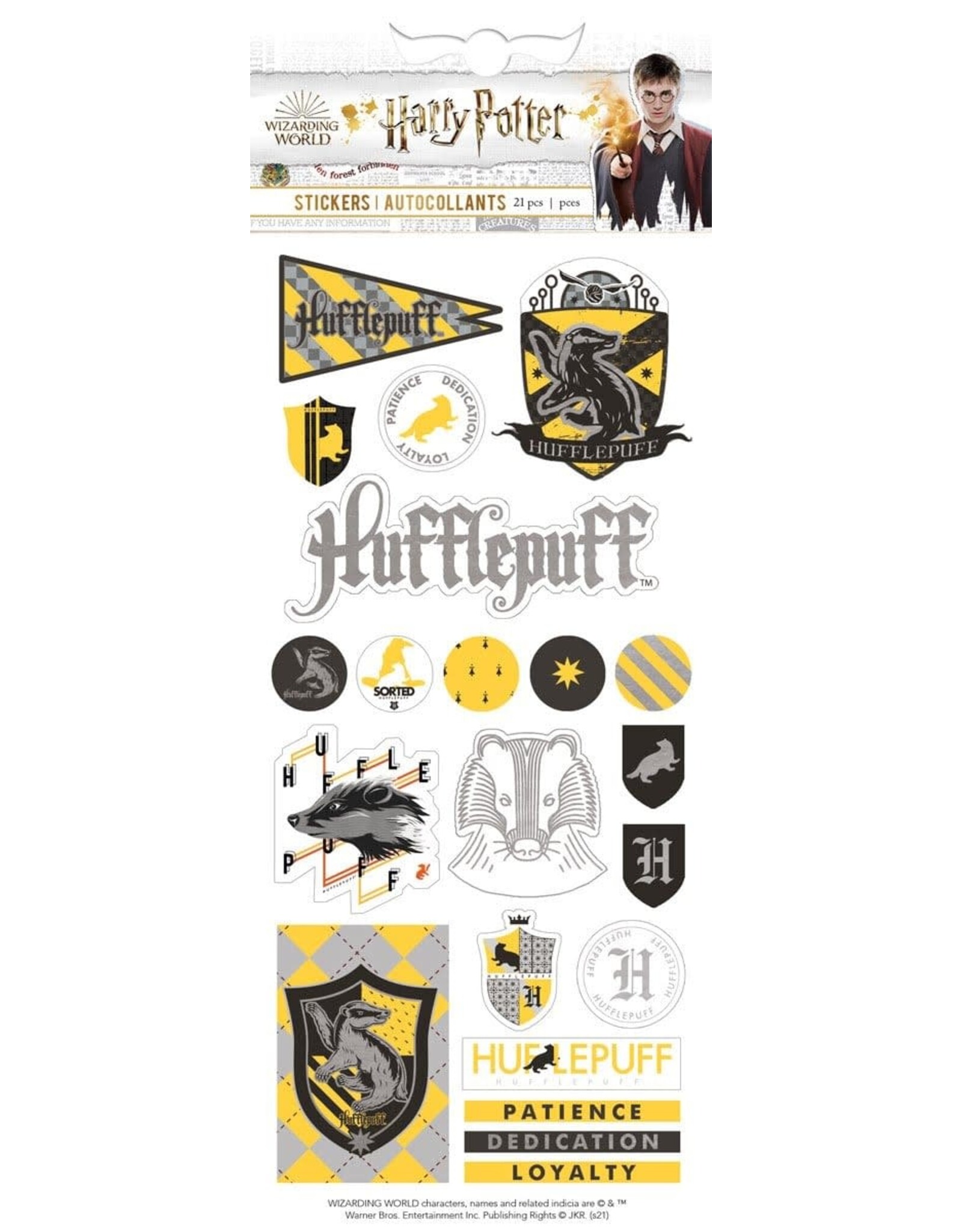 PAPER HOUSE PRODUCTIONS PAPER HOUSE HARRY POTTER HUFFLEPUFF HOUSE PRIDE FOILED STICKERS
