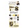 PAPER HOUSE PRODUCTIONS PAPER HOUSE HARRY POTTER HUFFLEPUFF HOUSE PRIDE FOILED STICKERS