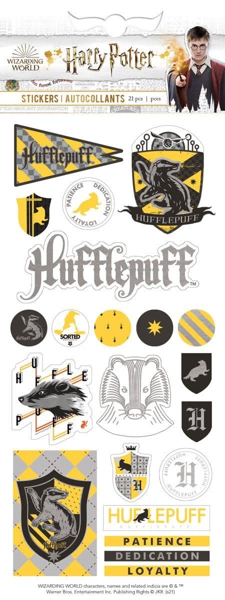 PAPER HOUSE PRODUCTIONS PAPER HOUSE HARRY POTTER HUFFLEPUFF HOUSE PRIDE FOILED STICKERS
