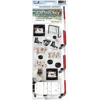 PAPER HOUSE PRODUCTIONS PAPER HOUSE HOCKEY CARDSTOCK STICKERS