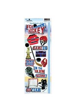 PAPER HOUSE PRODUCTIONS PAPER HOUSE ICE HOCKEY CARDSTOCK STICKERS
