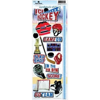 PAPER HOUSE PRODUCTIONS PAPER HOUSE ICE HOCKEY CARDSTOCK STICKERS