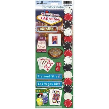 PAPER HOUSE PRODUCTIONS PAPER HOUSE LAS VEGAS CARDSTOCK STICKERS