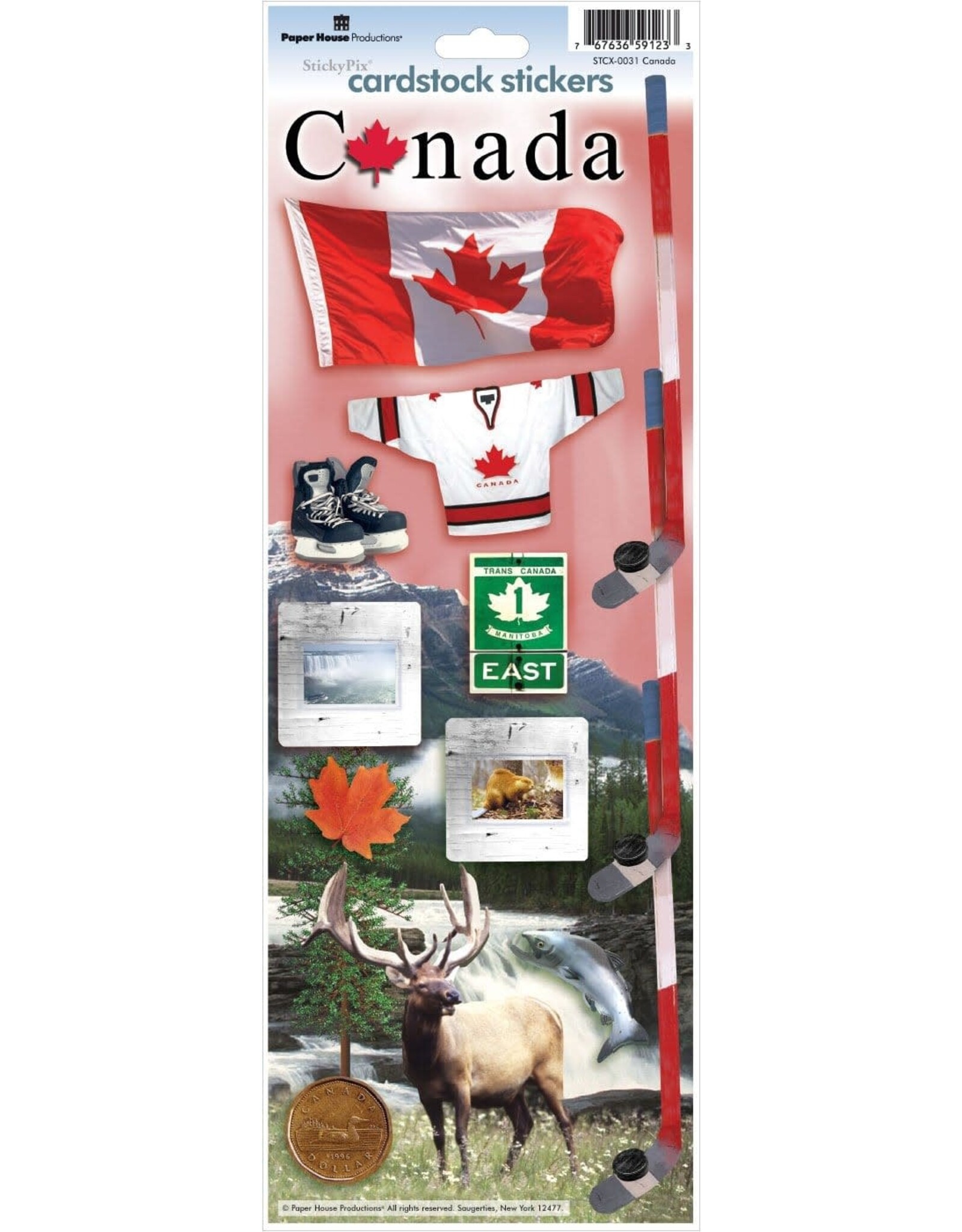 PAPER HOUSE PRODUCTIONS PAPER HOUSE CANADA CARDSTOCK STICKERS