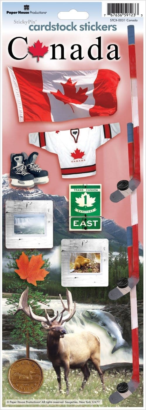 PAPER HOUSE PRODUCTIONS PAPER HOUSE CANADA CARDSTOCK STICKERS
