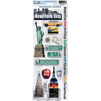 PAPER HOUSE PRODUCTIONS PAPER HOUSE NEW YORK CITY CARDSTOCK STICKERS
