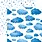 PAPER HOUSE PRODUCTIONS PAPER HOUSE BLUE WATERCOLOR CLOUDS 12X12 CARDSTOCK