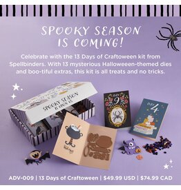 SPELLBINDERS ****PRE-COMMANDE**** SPELLBINDERS 13 DAYS OF CRAFTOWEEN