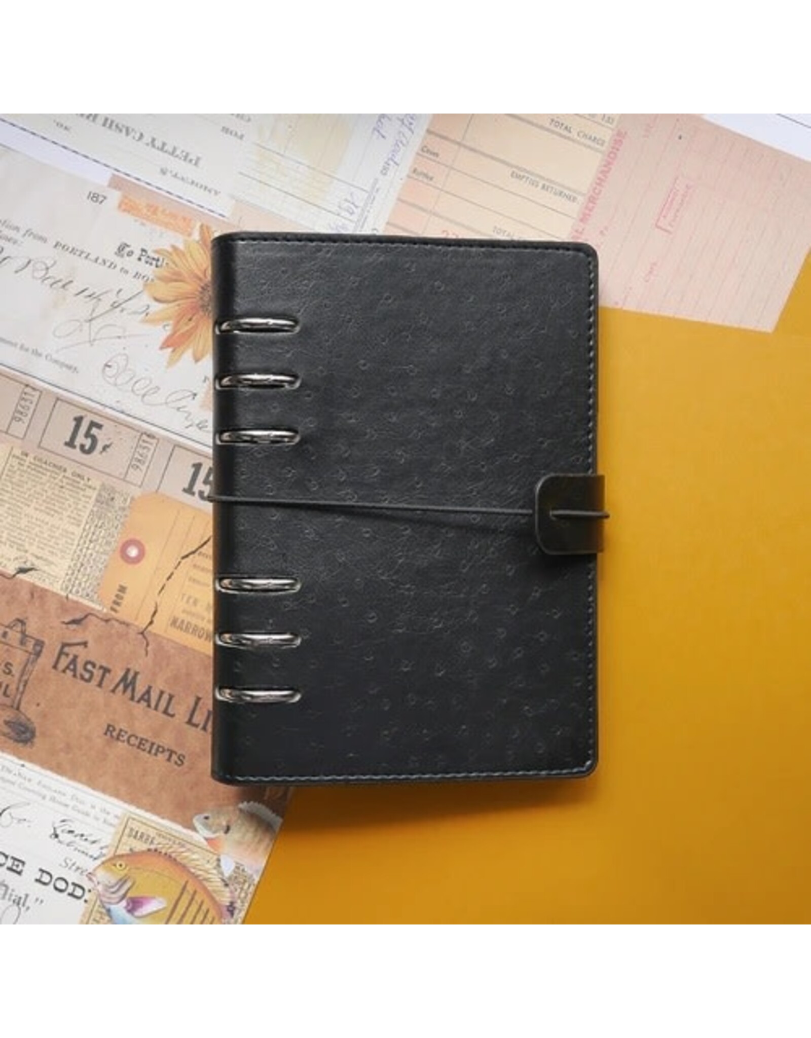 ELIZABETH CRAFT DESIGNS ELIZABETH CRAFT DESIGNS PLANNER ESSENTIALS SIDEKICK VINTAGE BLACK PLANNER