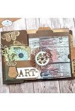 ELIZABETH CRAFT DESIGNS ELIZABETH CRAFT DESIGNS ART JOURNAL SPECIALS BY DEVID GRUNGY WOOD 12X12 PAPER PACK