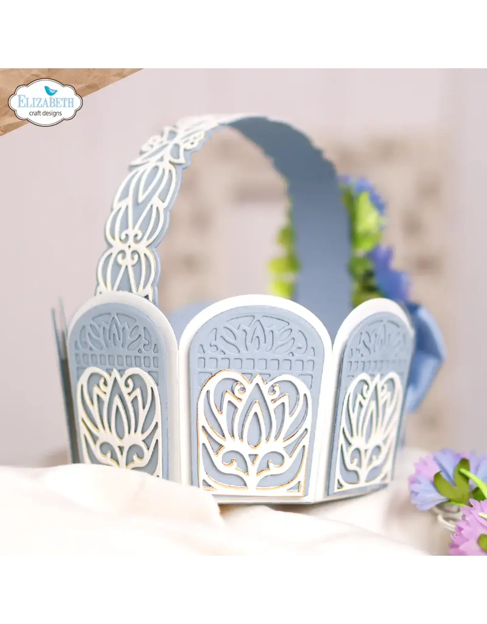 ELIZABETH CRAFT DESIGNS ELIZABETH CRAFT DESIGNS DECORATIVE DIMENSIONAL BASKET DIE SET