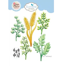 ELIZABETH CRAFT DESIGNS ELIZABETH CRAFT DESIGNS FLORAL GREENERY 3 DIE SET