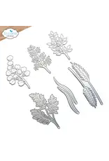 ELIZABETH CRAFT DESIGNS ELIZABETH CRAFT DESIGNS FLORAL GREENERY 3 DIE SET