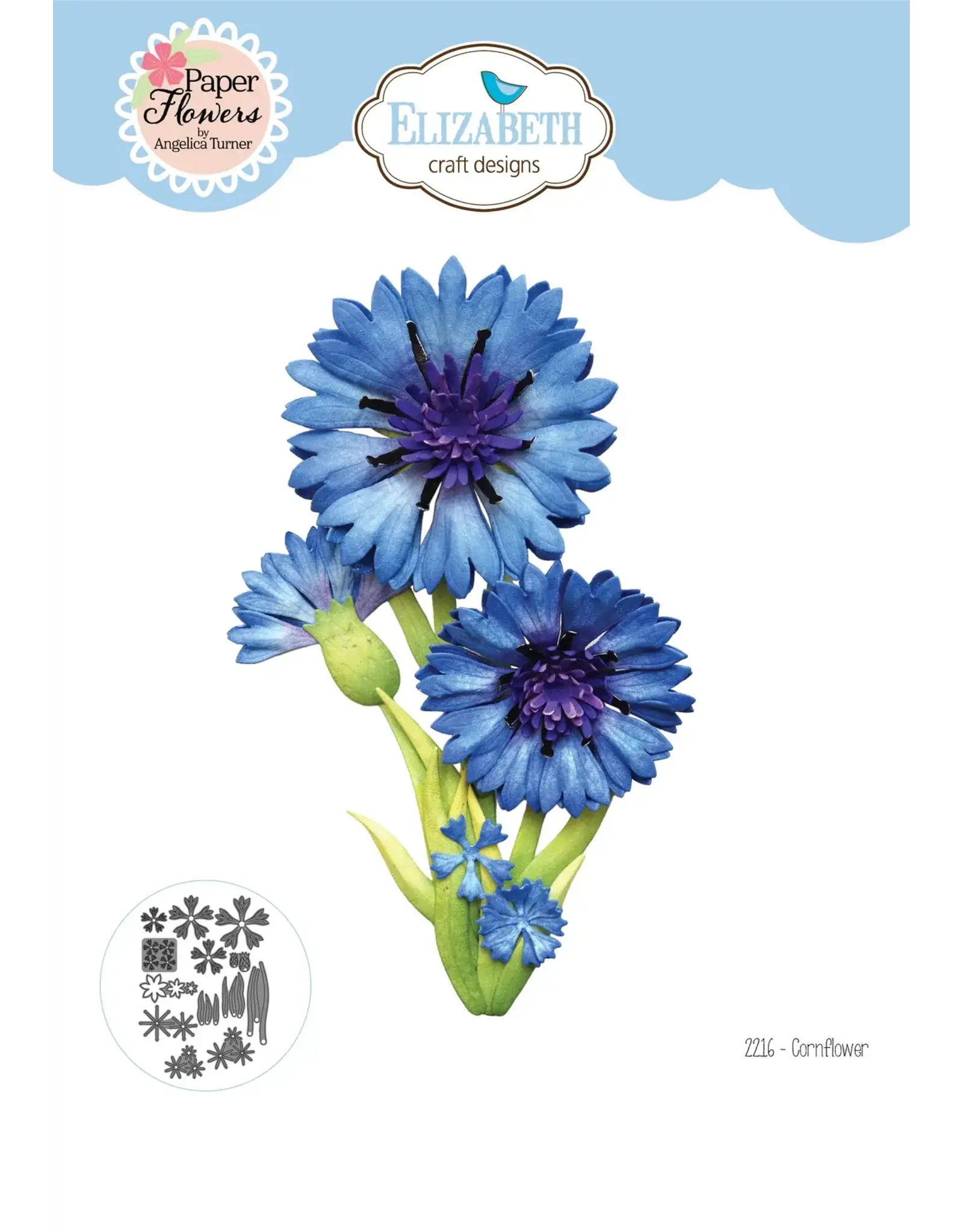 ELIZABETH CRAFT DESIGNS ELIZABETH CRAFT DESIGNS CORNFLOWER DIE SET