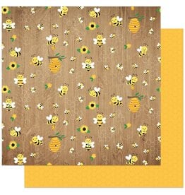 PHOTOPLAY PAPER PHOTOPLAY BECKY MOORE TULLA & NORBERT'S SWEET AS HONEY BUZZING BY 12X12 CARDSTOCK