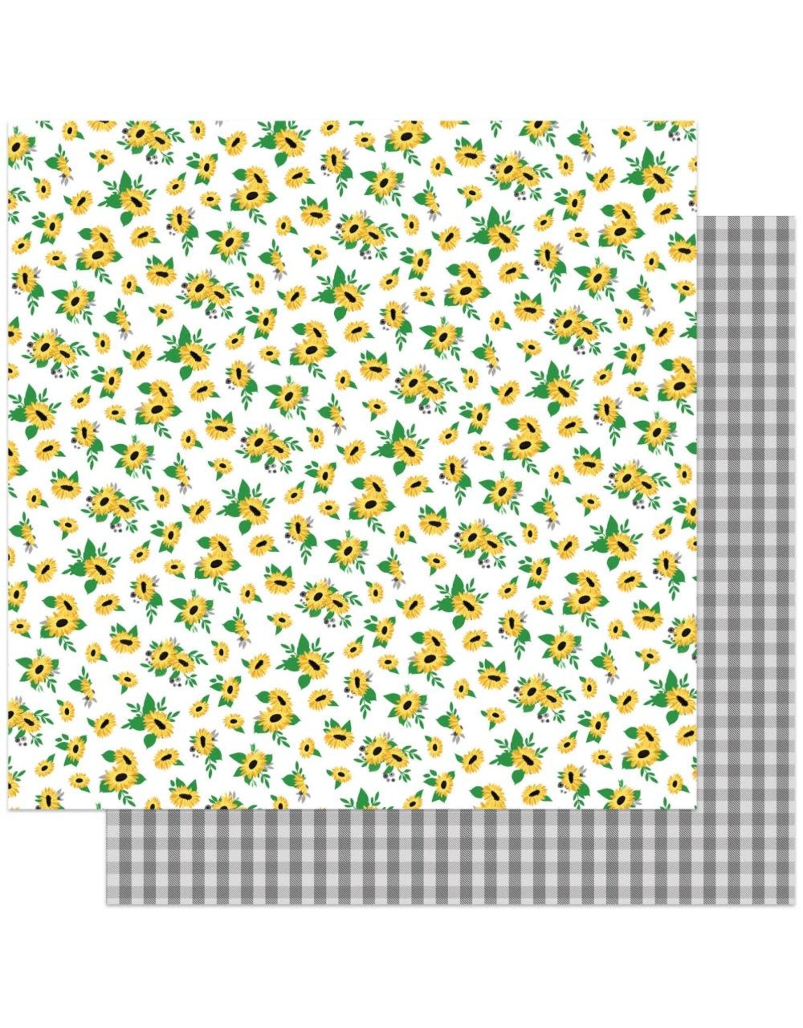 PHOTOPLAY PAPER PHOTOPLAY BECKY MOORE TULLA & NORBERT'S SWEET AS HONEY SUNFLOWERS 12X12 CARDSTOCK