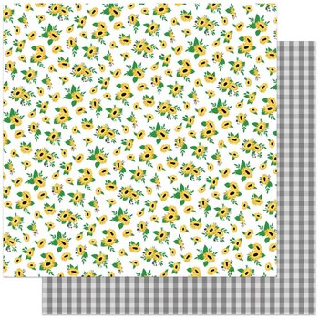 PHOTOPLAY PAPER PHOTOPLAY BECKY MOORE TULLA & NORBERT'S SWEET AS HONEY SUNFLOWERS 12X12 CARDSTOCK