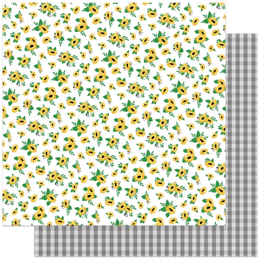 PHOTOPLAY PAPER PHOTOPLAY BECKY MOORE TULLA & NORBERT'S SWEET AS HONEY SUNFLOWERS 12X12 CARDSTOCK