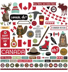 PHOTOPLAY PAPER PHOTOPLAY O CANADA ELEMENT STICKER SHEET
