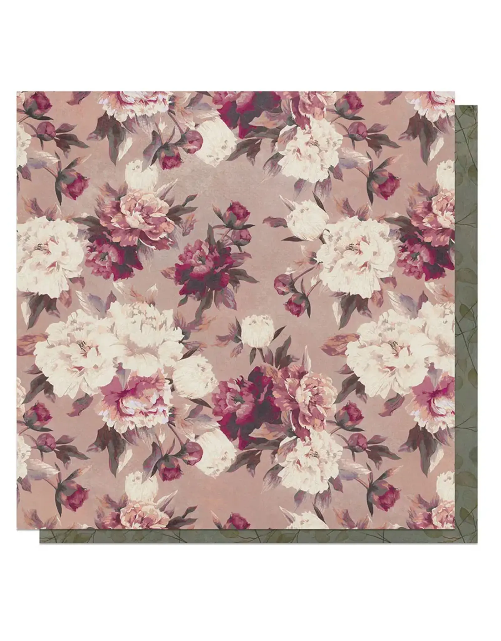 PHOTOPLAY PAPER PHOTOPLAY MIDNIGHT GARDEN DREAMY FLORAL 12x12 CARDSTOCK