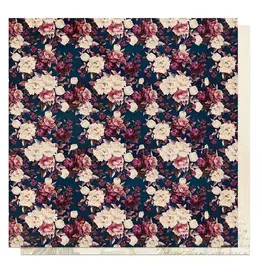 PHOTOPLAY PAPER PHOTOPLAY MIDNIGHT GARDEN BOLD FLORAL 12x12 CARDSTOCK