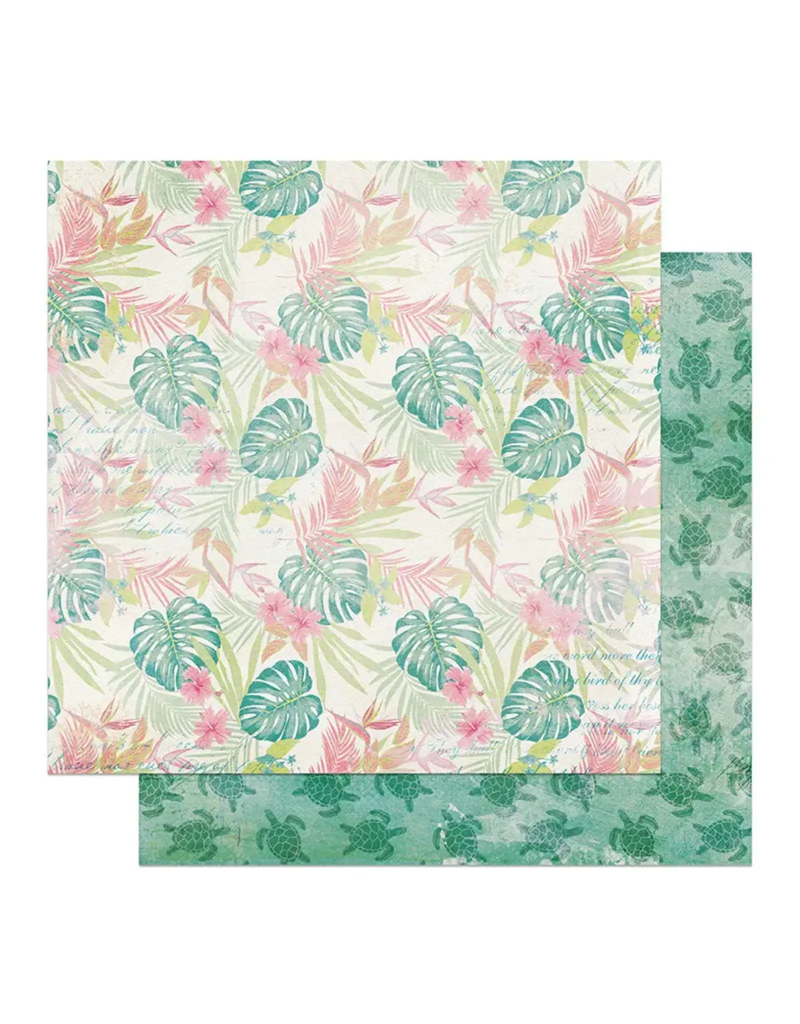PHOTOPLAY PAPER PHOTOPLAY COCO PARADISE TROPICAL FLORAL 12x12 CARDSTOCK