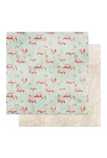 PHOTOPLAY PAPER PHOTOPLAY COCO PARADISE LET'S FLAMINGLE 12x12 CARDSTOCK