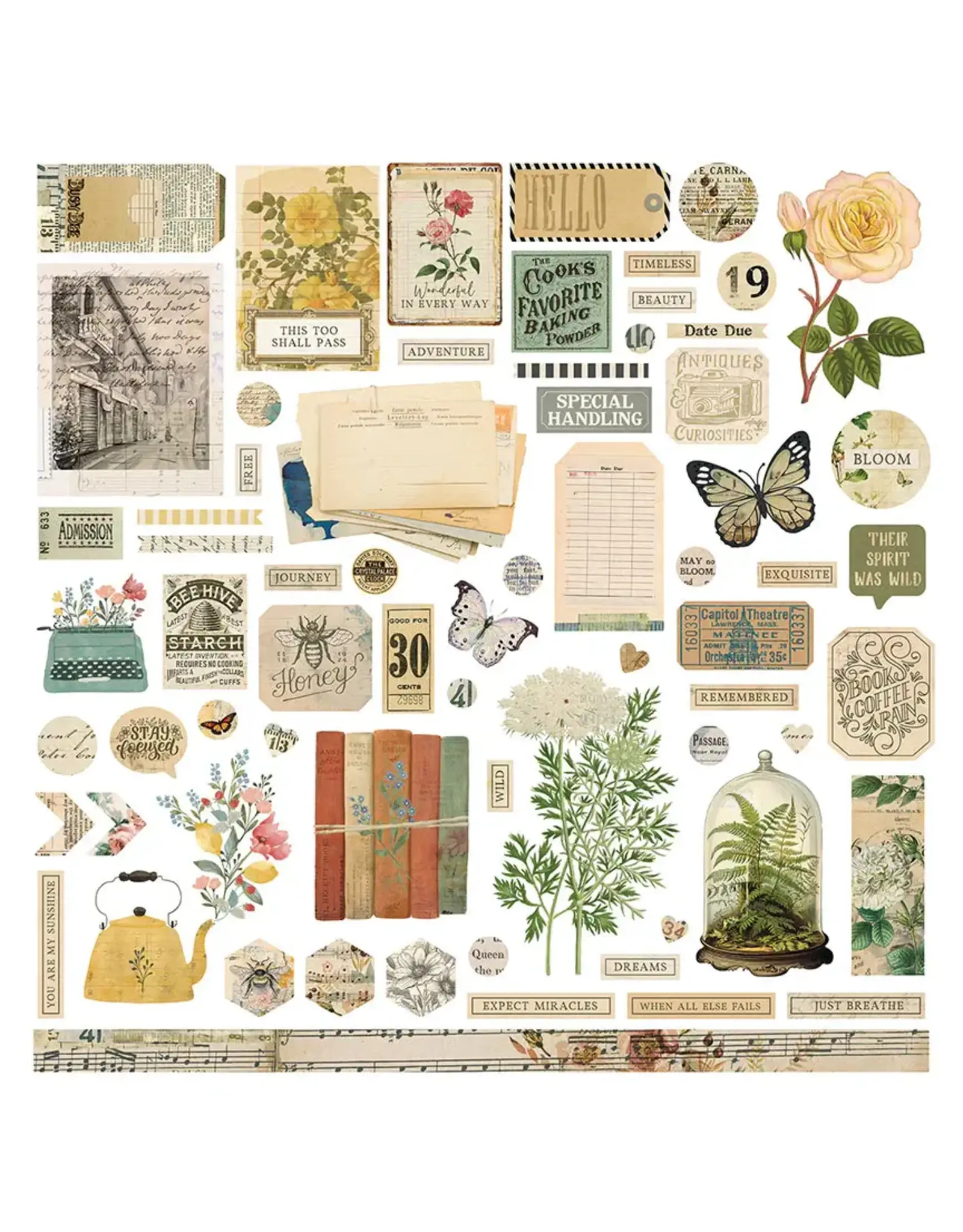 PHOTOPLAY PAPER PHOTOPLAY EVERYDAY JUNQUE ELEMENT STICKER SHEET