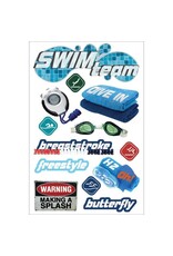 PAPER HOUSE PRODUCTIONS PAPER HOUSE SWIM TEAM 3D STICKERS
