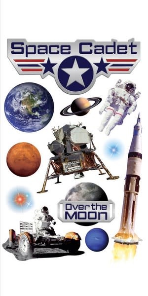 PAPER HOUSE PRODUCTIONS PAPER HOUSE SPACE CADET 3D STICKERS