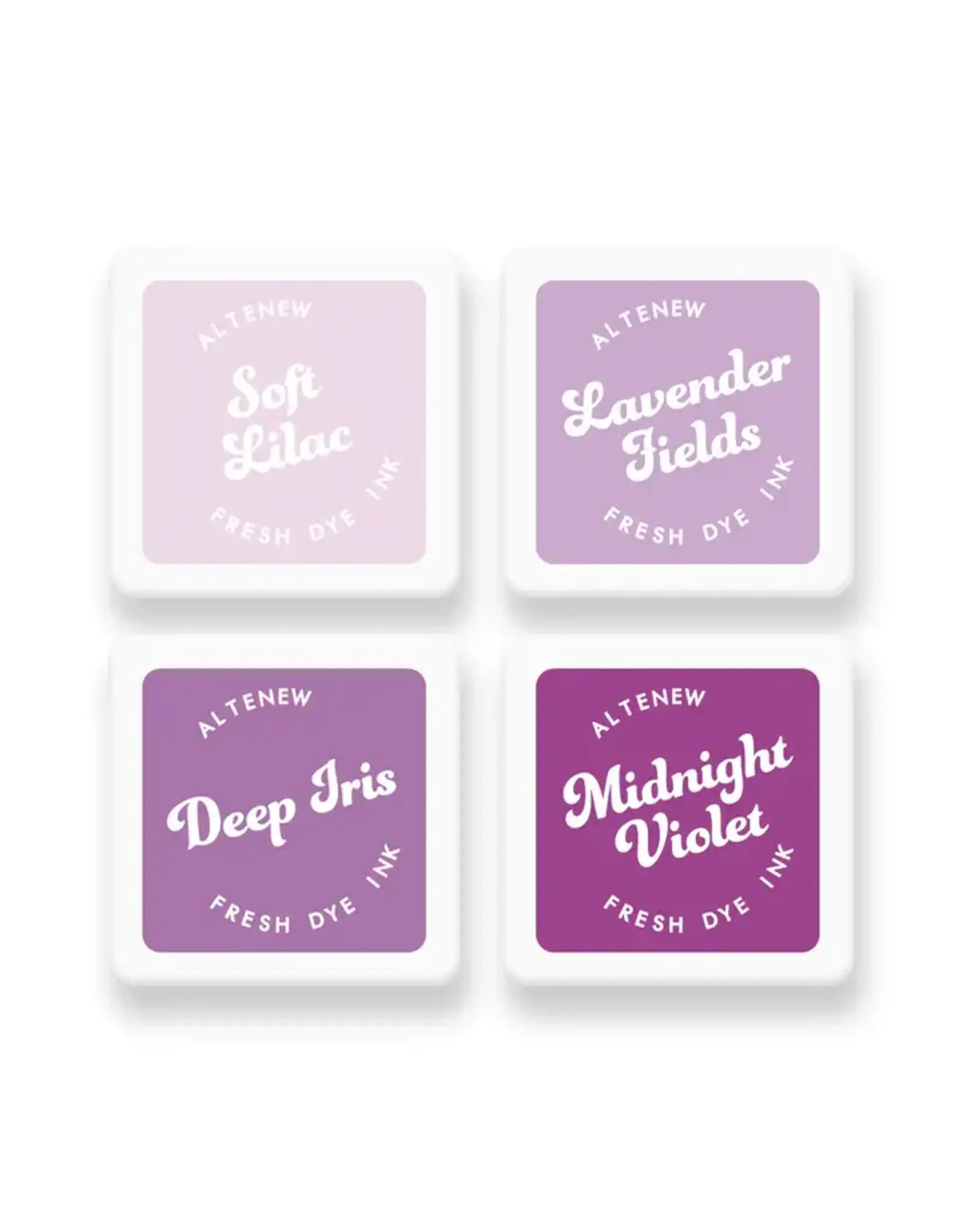 ALTENEW ALTENEW SHADES OF PURPLE FRESH DYE MINI INK SET 4/PK