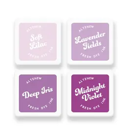 ALTENEW ALTENEW SHADES OF PURPLE FRESH DYE MINI INK SET 4/PK