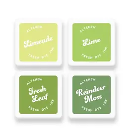 ALTENEW ALTENEW WHISPERING WOODLAND FRESH DYE MINI INK SET 4/PK