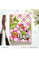 ALTENEW ALTENEW CRAFT YOUR LIFE PROJECT KIT: GARDEN WHISPERS CLEAR STAMP, STENCIL SET, 3D EMBOSSING FOLDER AND DIE SET BUNDLE