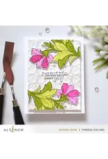 ALTENEW ALTENEW CRAFT YOUR LIFE PROJECT KIT: GARDEN WHISPERS CLEAR STAMP, STENCIL SET, 3D EMBOSSING FOLDER AND DIE SET BUNDLE