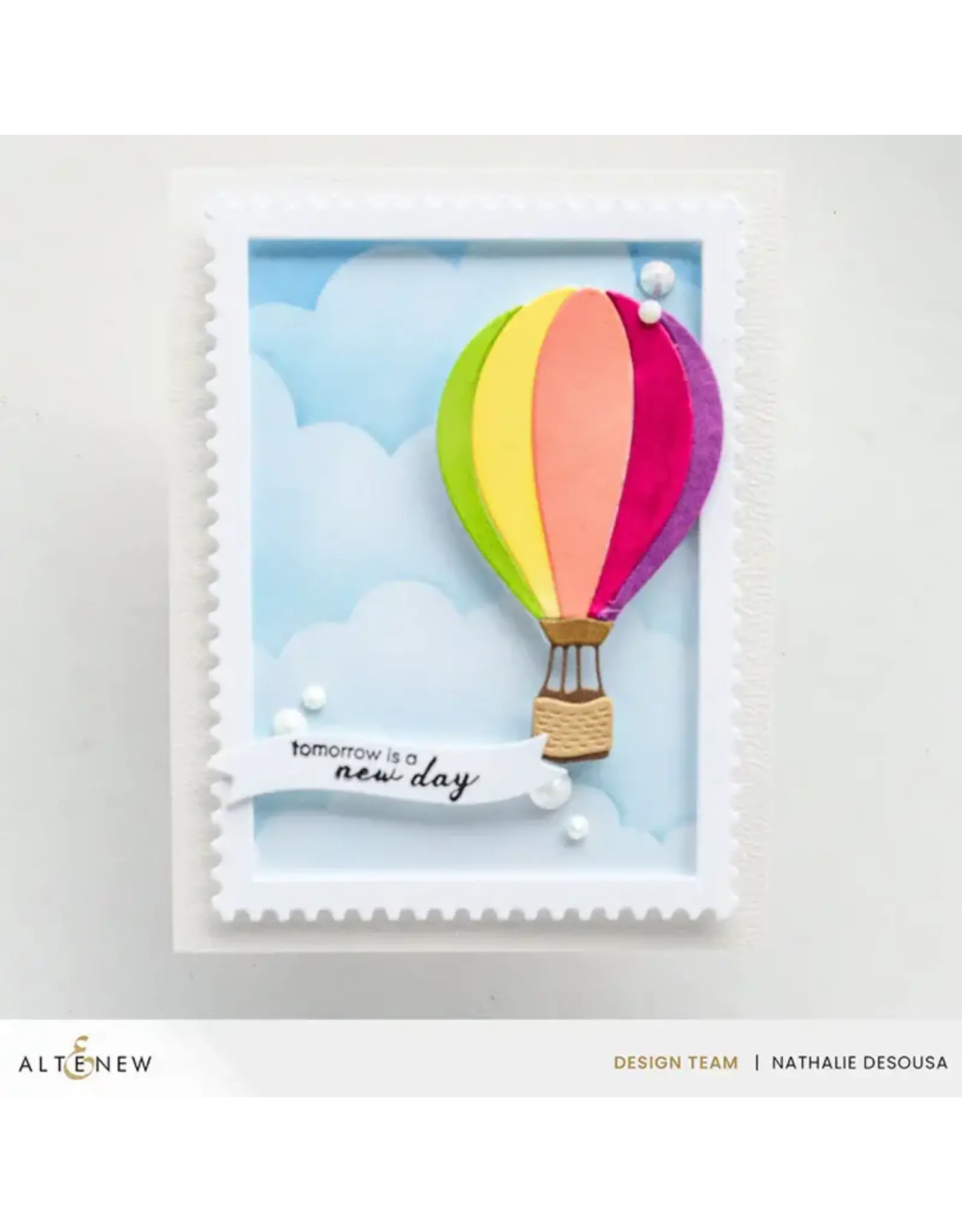 ALTENEW ALTENEW MINI DELIGHT: BREEZY QUEST CLEAR STAMP & DIE SET