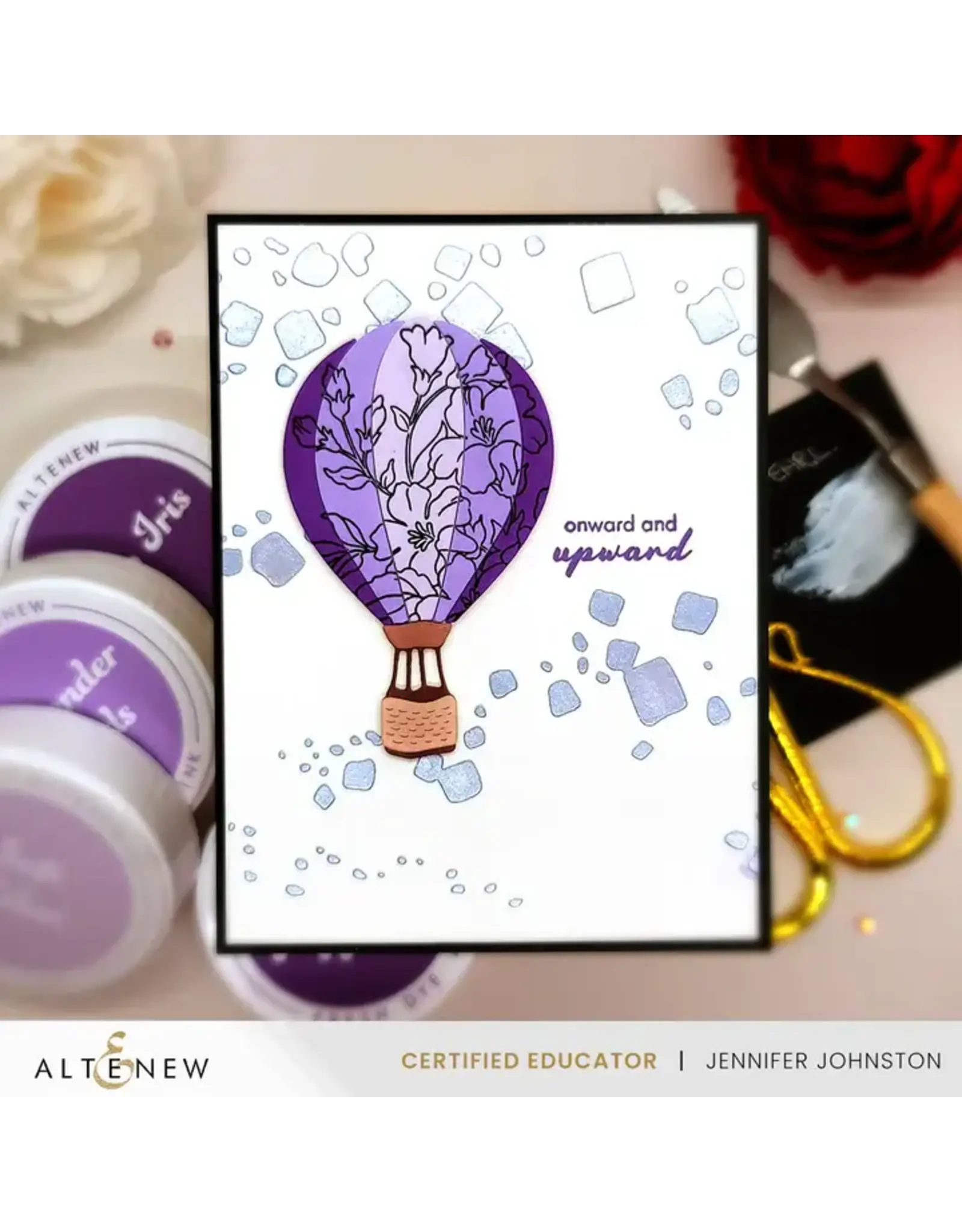 ALTENEW ALTENEW MINI DELIGHT: BREEZY QUEST CLEAR STAMP & DIE SET
