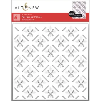 ALTENEW ALTENEW PATTERNED PETALS STENCIL SET 4/PK