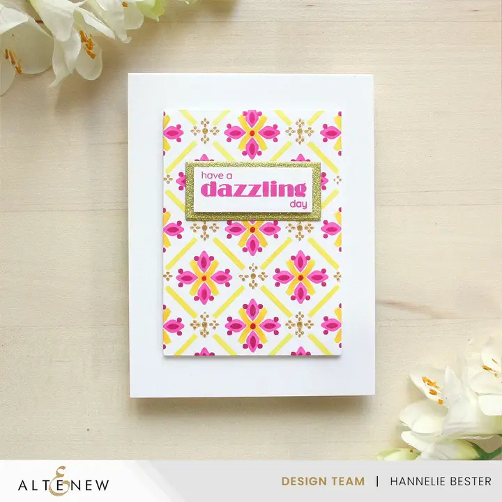 ALTENEW ALTENEW PATTERNED PETALS STENCIL SET 4/PK