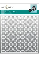 ALTENEW ALTENEW LINKED SPOTS & DOTS 6x6 BACKGROUND STENCIL